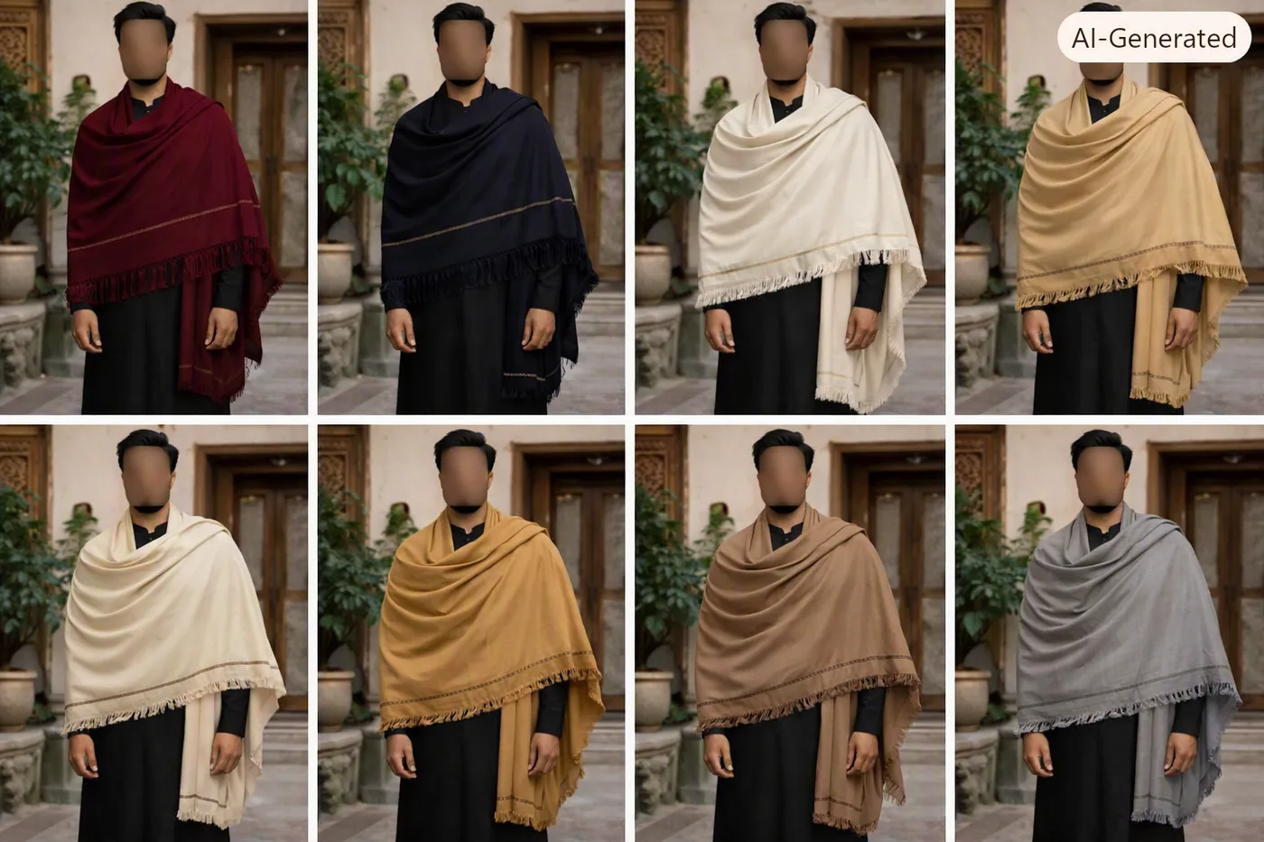 All-Season Cream Shawl